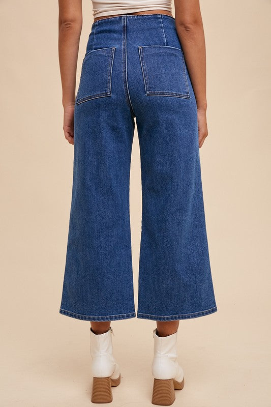 Annie Wear Button Fly High Waist Jeans - Image 4