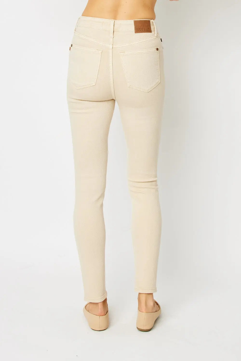 Judy Blue Full Size Garment Dyed Tummy Control Skinny Jeans - Image 5