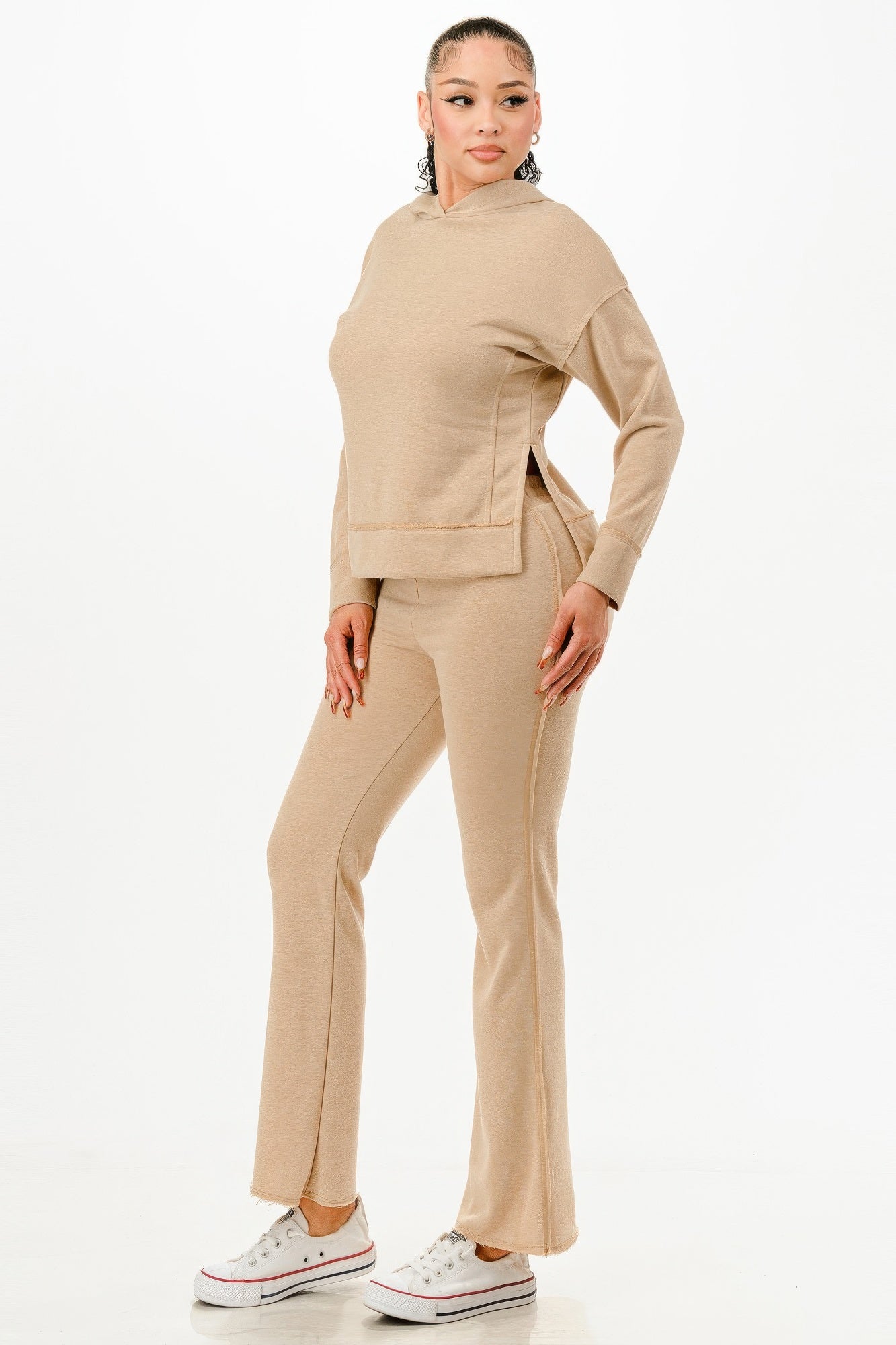 Washed Sweat Two-piece Set - Image 2