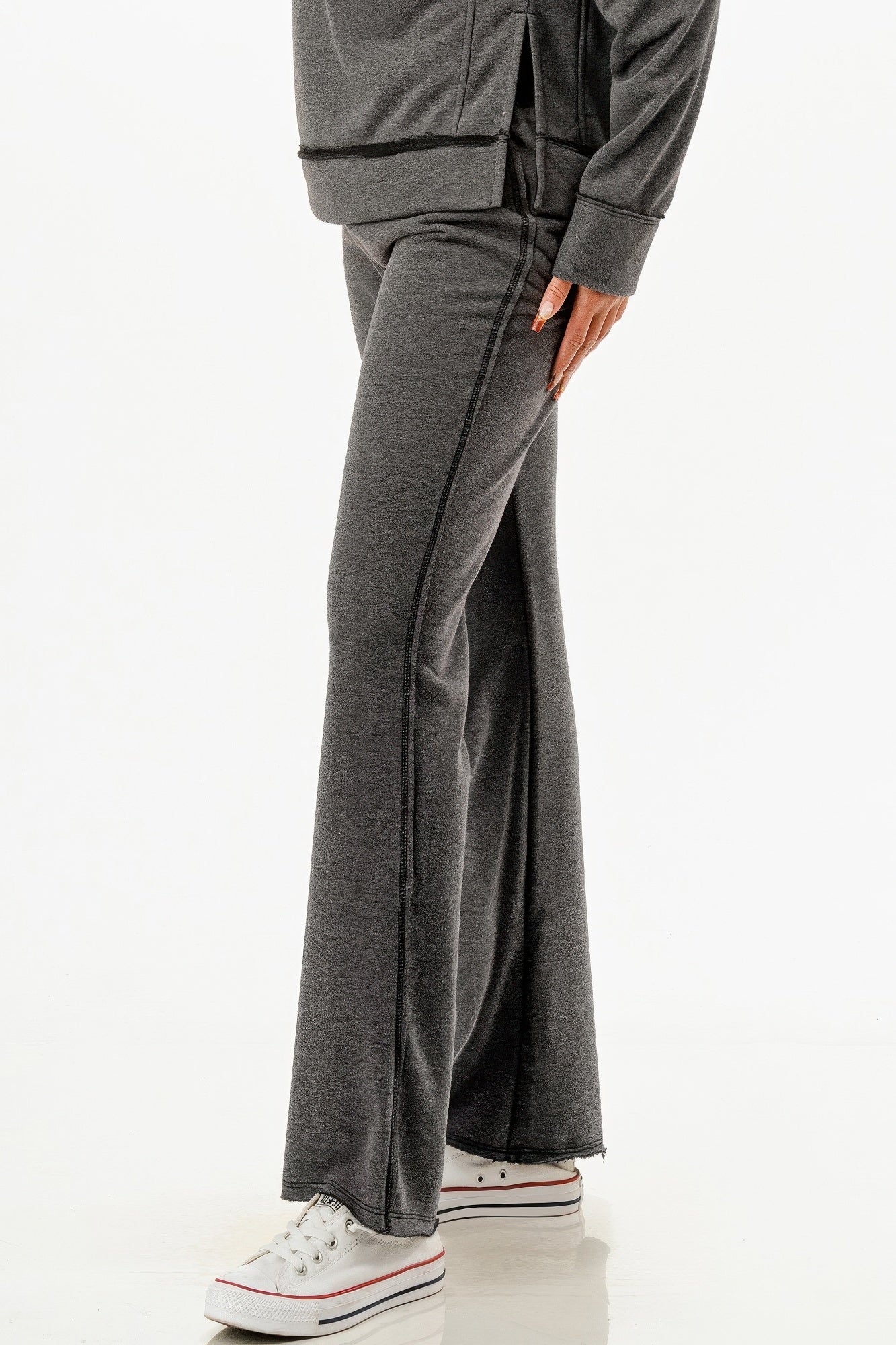 Washed Sweat Two-piece Set - Image 5