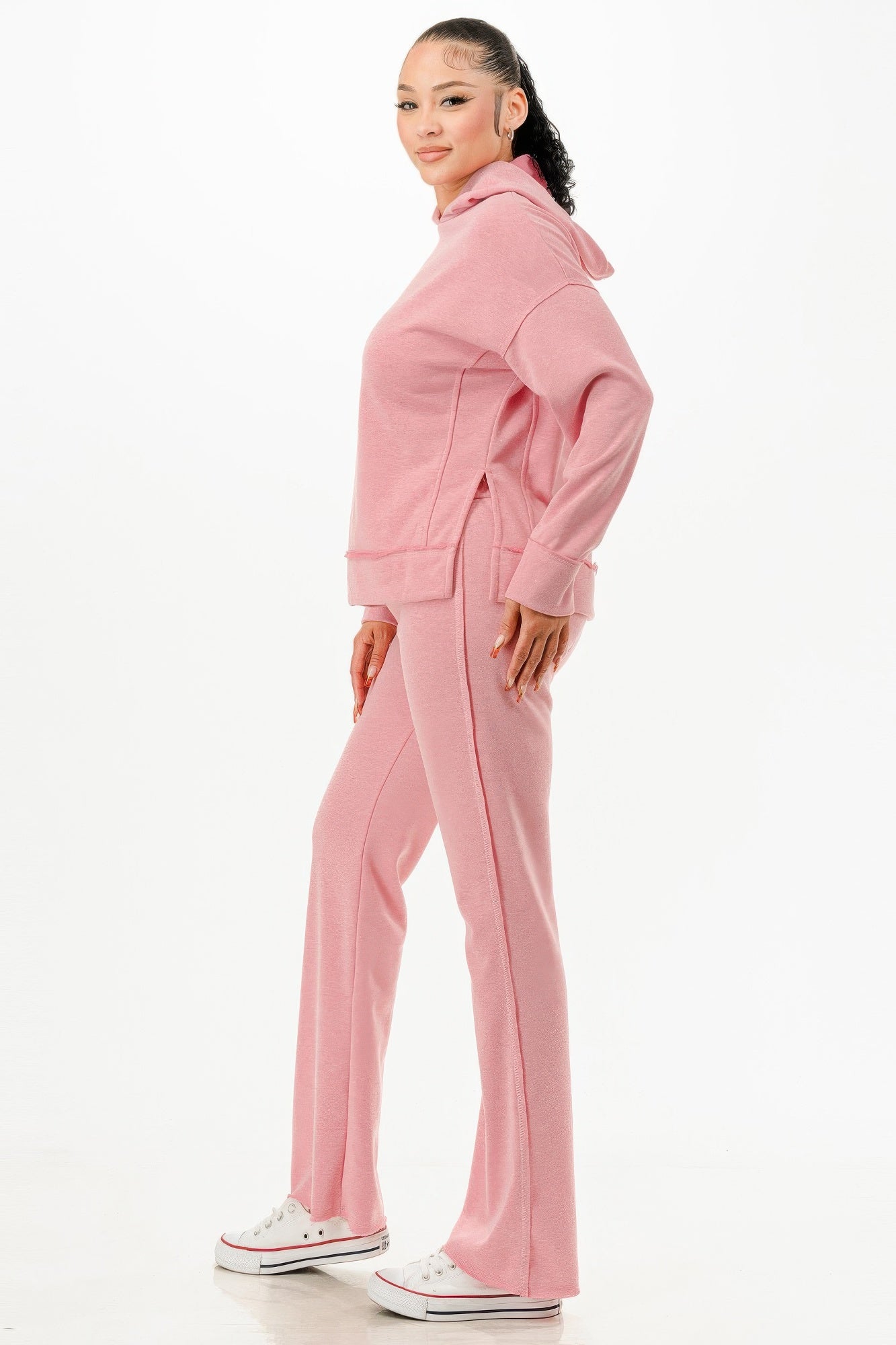 Washed Sweat Two-piece Set - Image 2