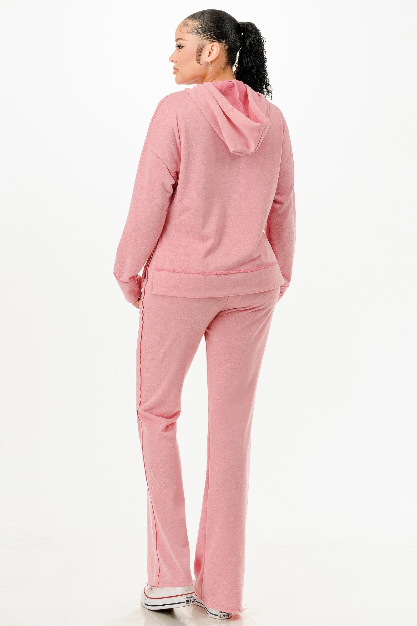 Washed Sweat Two-piece Set - Image 4