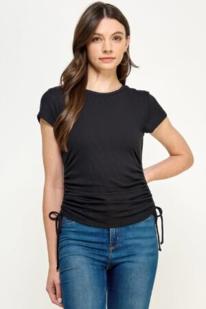 Side Ruched Detail Top
