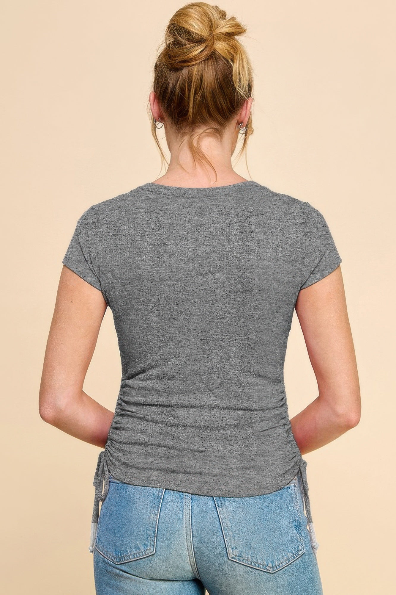 Side Ruched Detail Top - Image 3