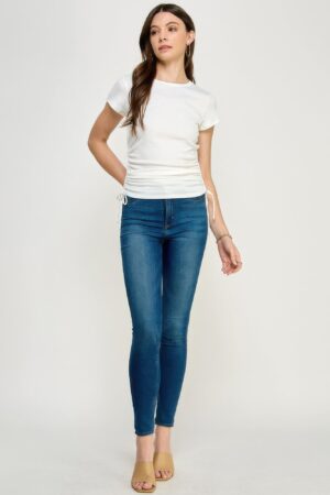 Side Ruched Detail Top