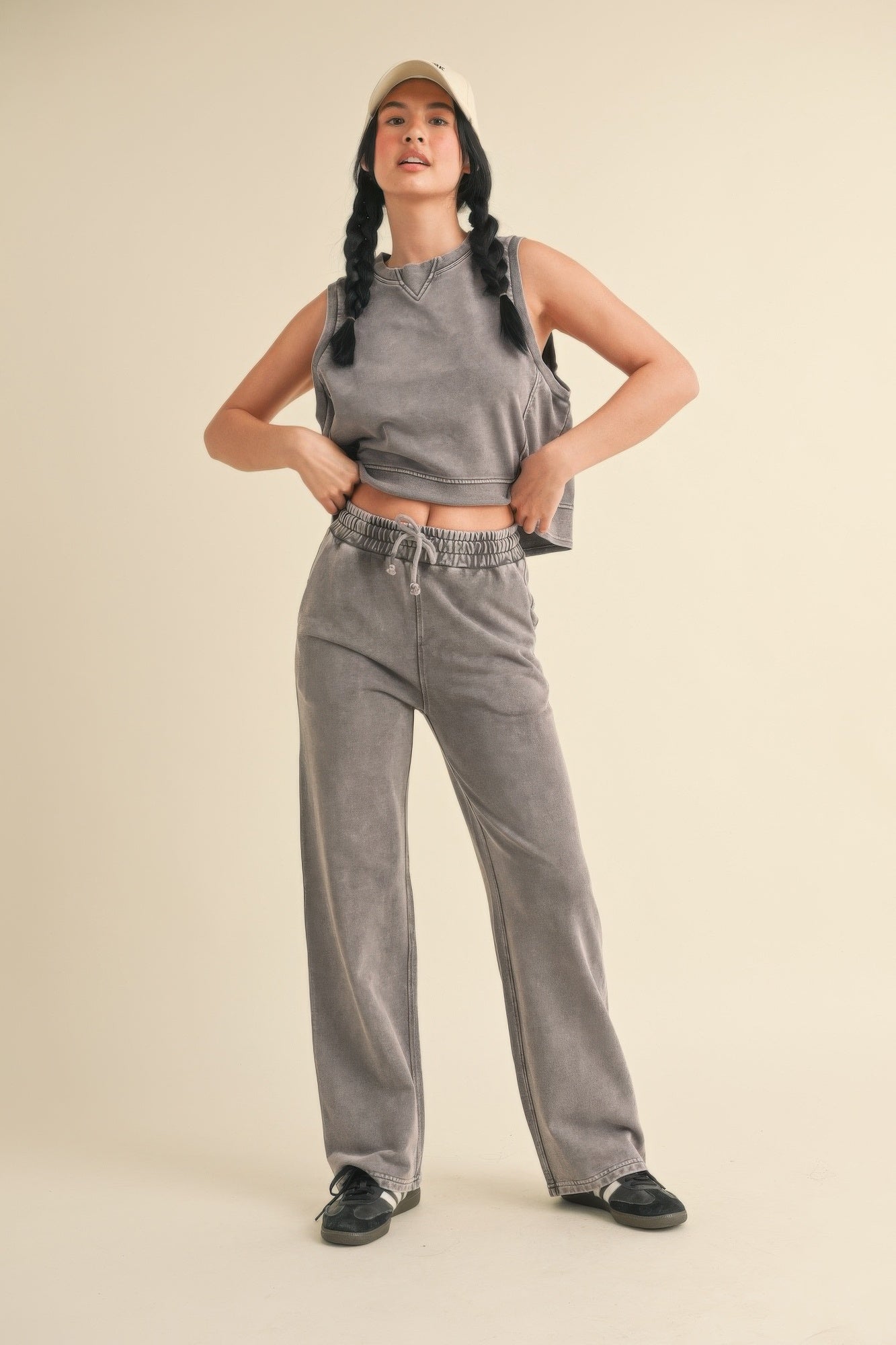 Mineral Wash Sleeveless Top - Image 2