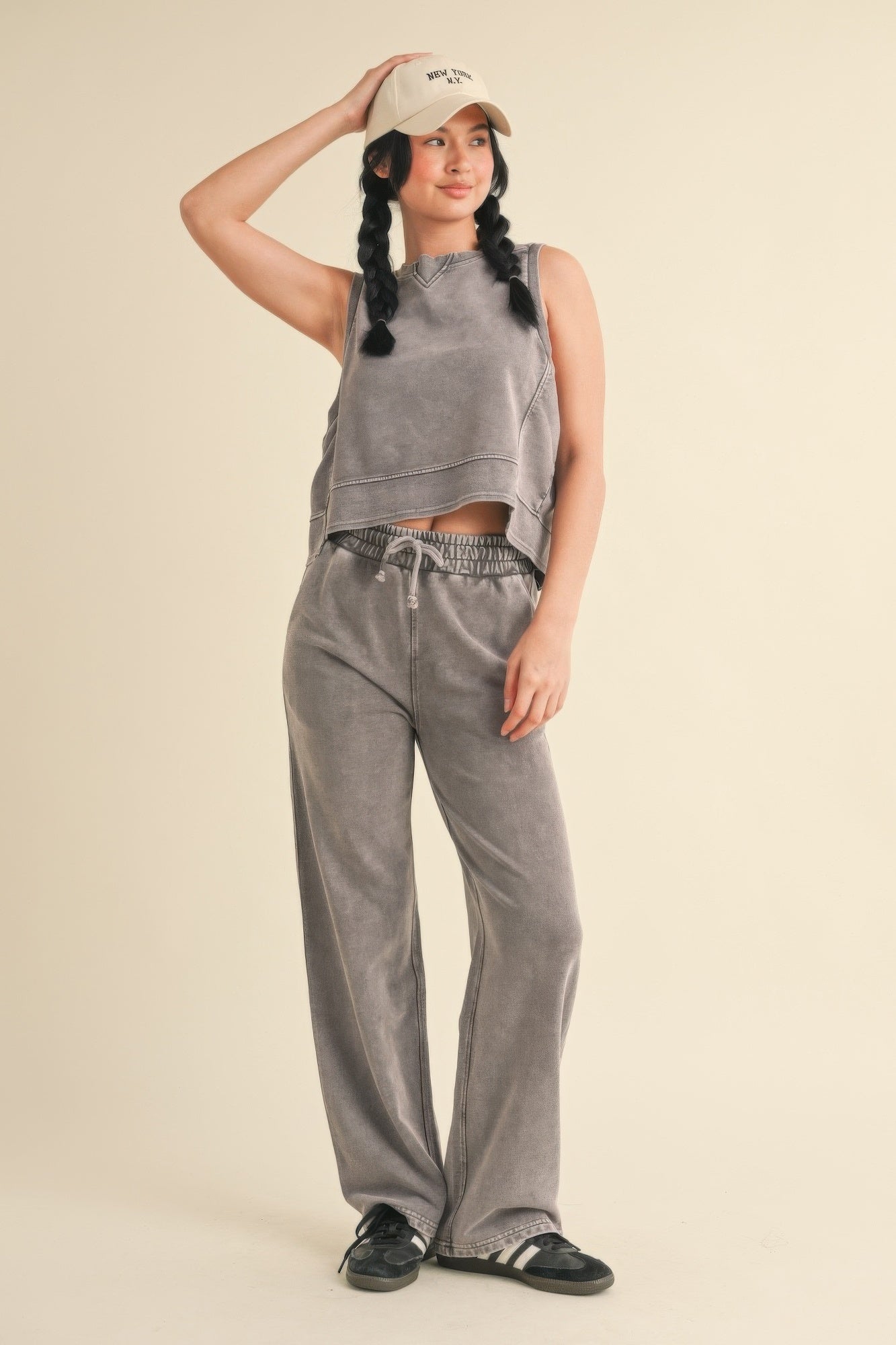 Mineral Wash Sleeveless Top - Image 3