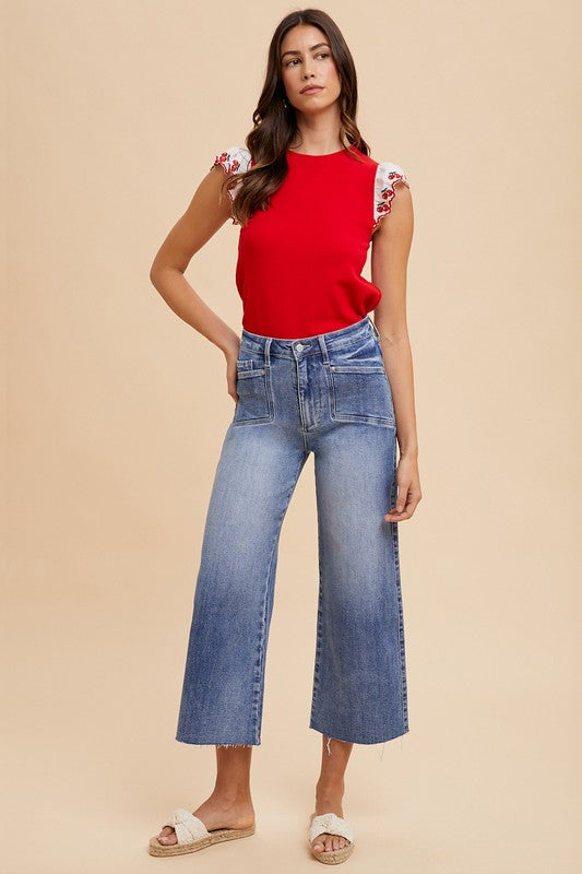 Annie Wear High Rise Wide Leg Jeans - Image 5